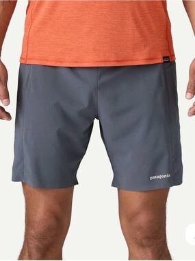 Patagonia Strider Pro Shorts 7” Mens Medium Smolder Blue Running Athletic Trail